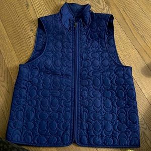 Coach Vest - Navy - sz M